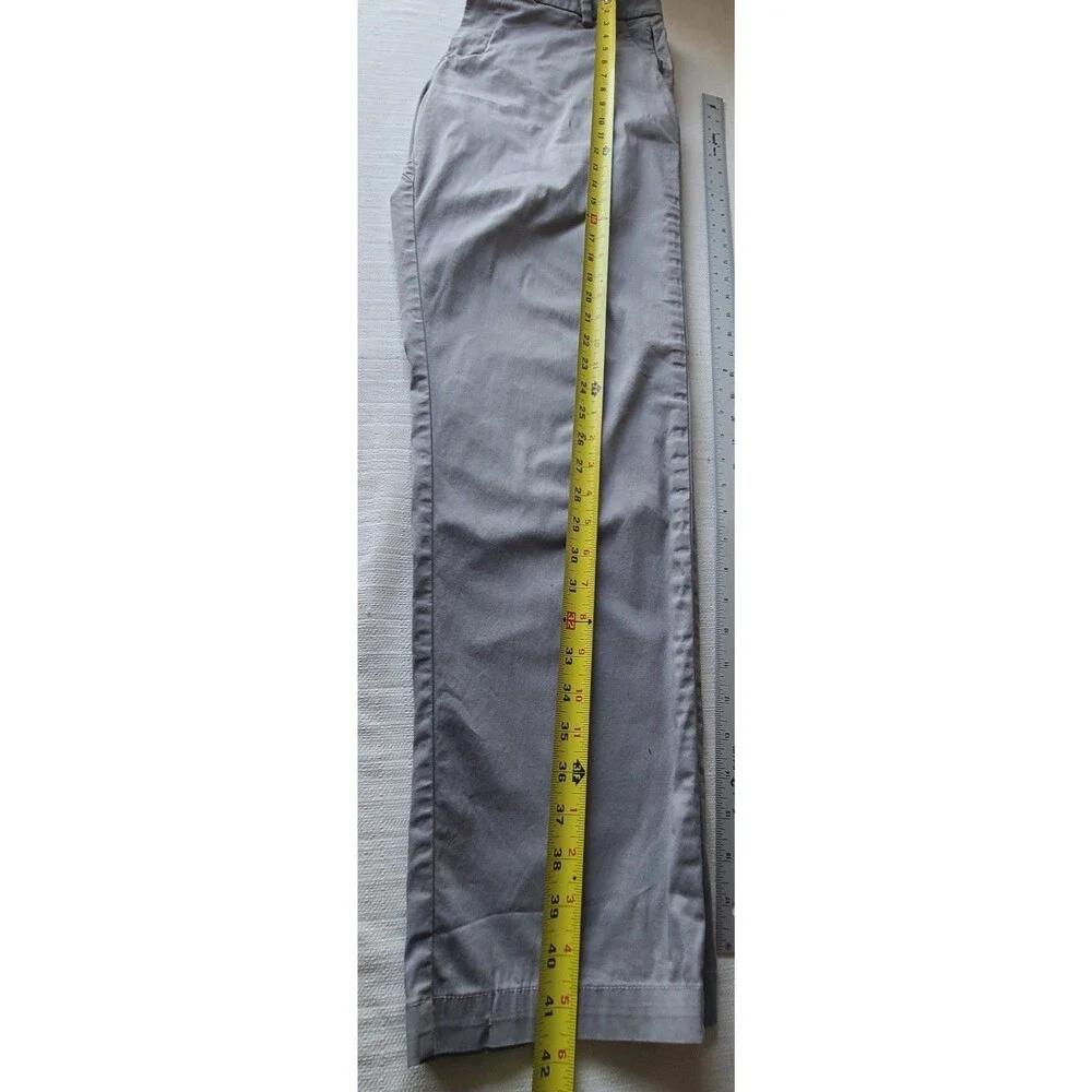 Lululemon Mens 36 Gray Stretch Chino Pants Straight Leg 5 Pocket 41 Inseam